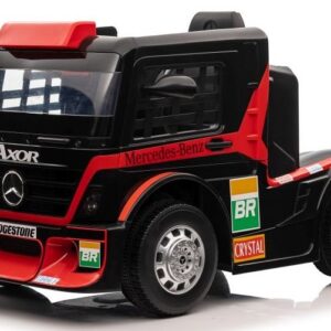 mamido Dětský elektrický kamion Mercedes Axor LCD červený