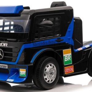 mamido Dětský elektrický kamion Mercedes Axor LCD modrý