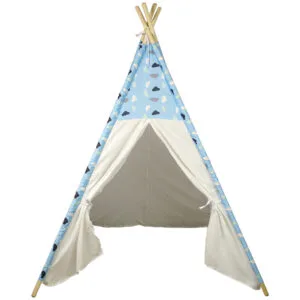 Dětský stan Teepee s mráčky