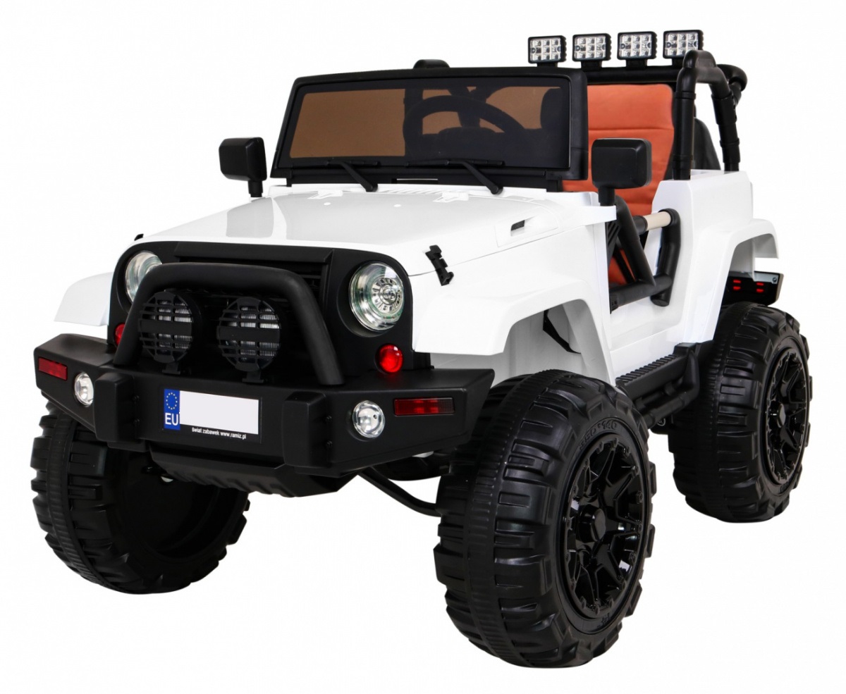 mamido Elektrické autíčko Jeep All Terrain bílé