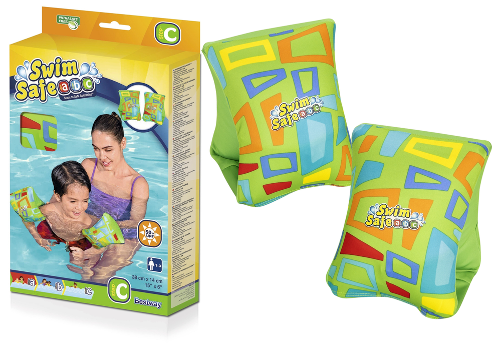 Bestway Bestway Rukávy na plavání zelené S/M