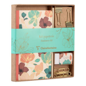 Dárková sada Gaia beige - zápisník a příslušenství