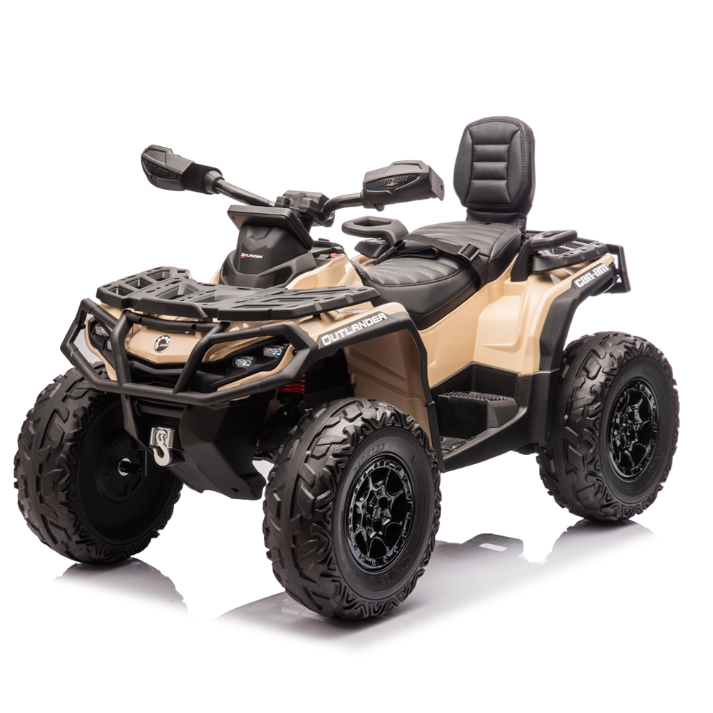 Mamido Mamido Dětská elektrická čtyřkolka Can-Am Outlander ATV 24V 4x200W RS béžová