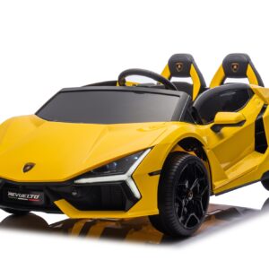 Mamido Mamido Dětské elektrické auto Lamborghini Revuelto XL STRONG | 14 km/h | 24V 14Ah | 60 kg | žluté