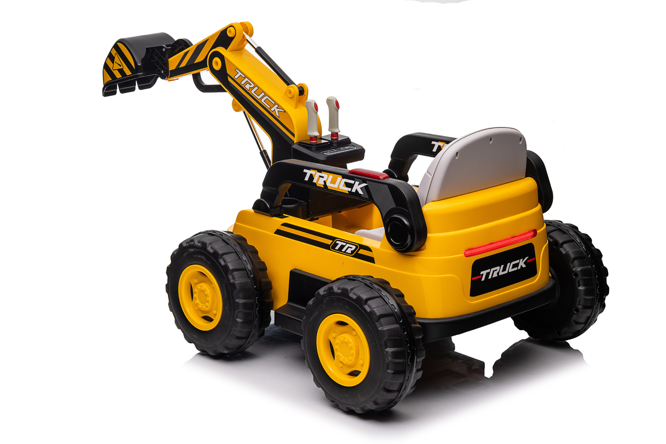 Mamido Mamido Dětský elektrický bagr CAR-26B žlutý | 4x4 | RC 2.4Ghz | EKO kůže | 12V10Ah - Obrázek 2