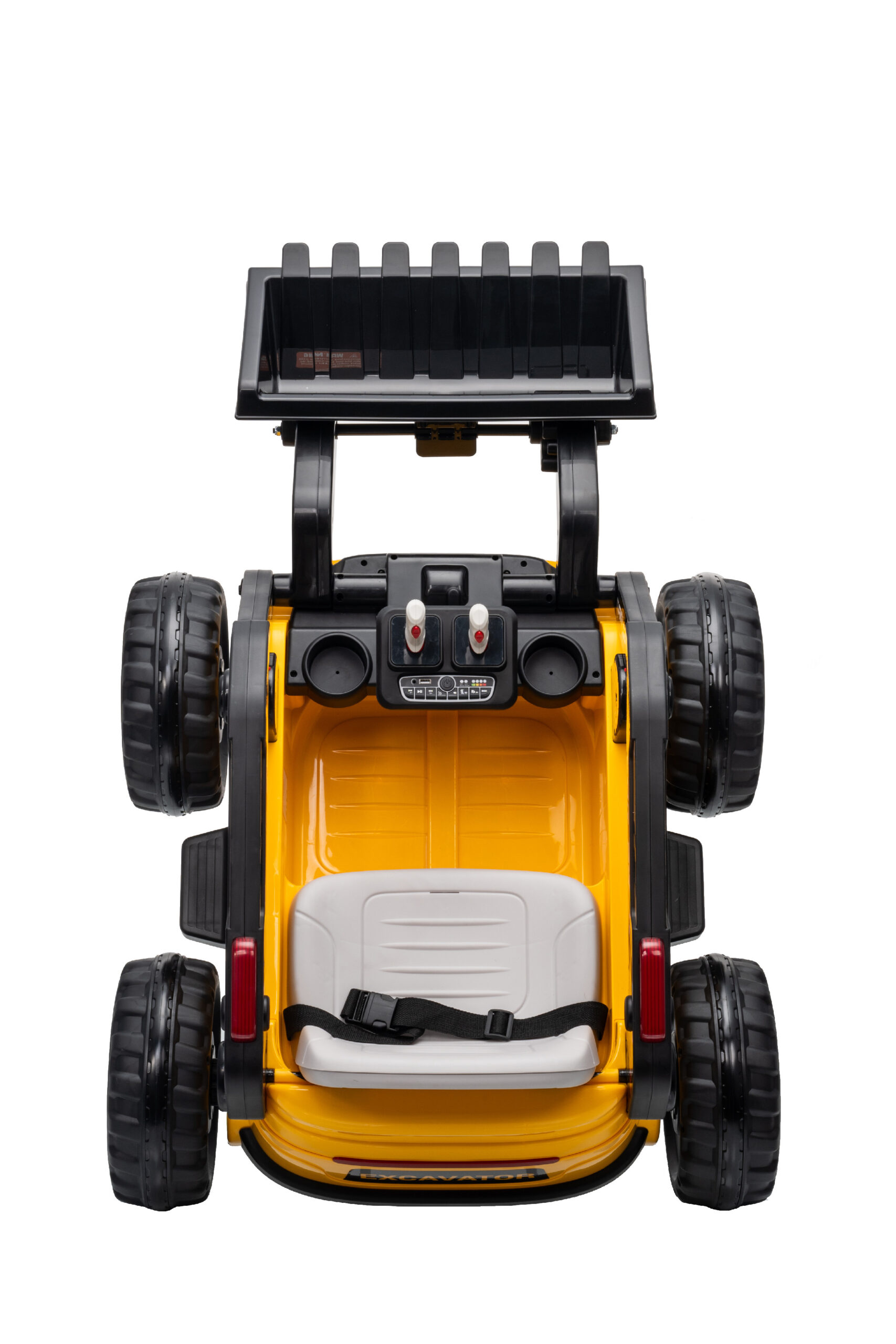 Mamido Mamido Dětský elektrický nakladač CAR-26A žlutý | 4x4 | RC 2.4Ghz | EKO kůže | 12V10Ah - Obrázek 2