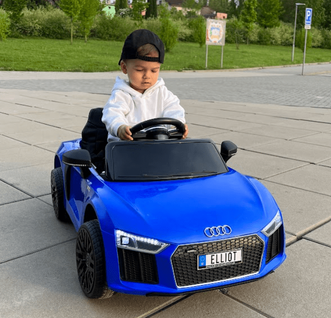 Mamido Mamido Elektrické autíčko Audi R8 Spyder modré - Obrázek 2