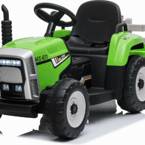 Mamido Mamido Elektrický traktor s vlečkou Blow zelený