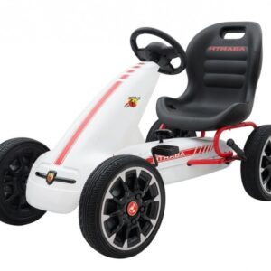 mamido ABARTH šlapací motokára bílá