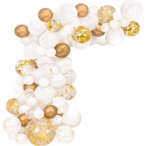 mamido Balónková girlanda XXL zlatá 120 ks