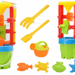 mamido Barevná sada hraček na písek s mlýnkem