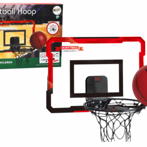 mamido Basketbalový koš pro děti s tabulí a počítadlem + míč sada