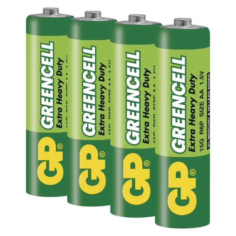 Baterie GP Greencell R6 typ AA 4 ks - Obrázek 2