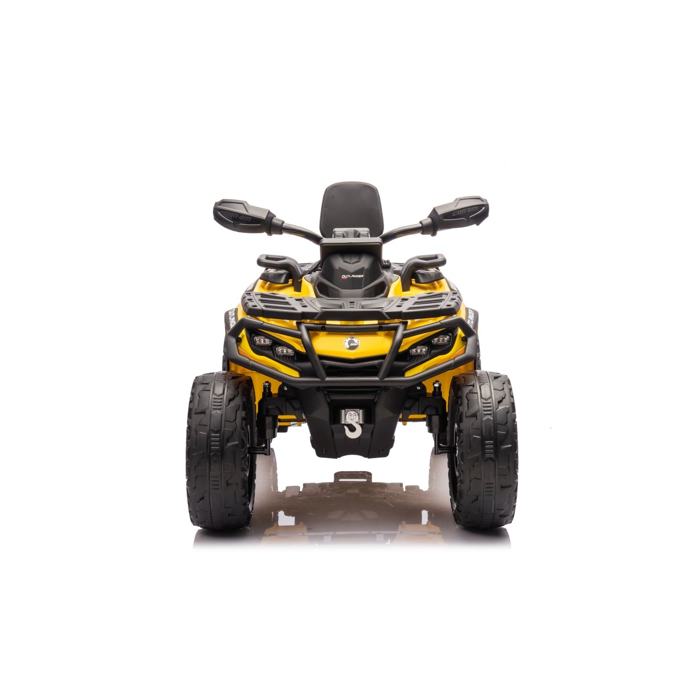 Dětská elektrická čtyřkolka Can-Am Outlander ATV žlutá - Obrázek 2