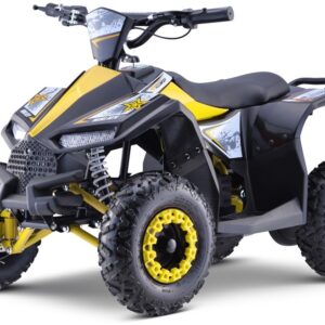 mamido Dětská elektrická čtyřkolka HIPERFECT žlutá