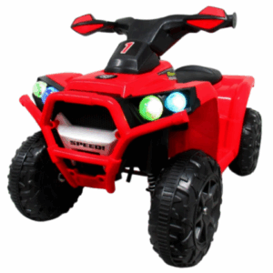 mamido Dětská elektrická čtyřkolka J8 s efekty červená