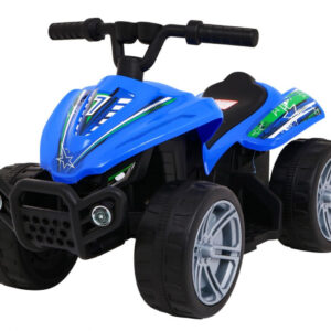 mamido Dětská elektrická čtyřkolka Little Monster modrá