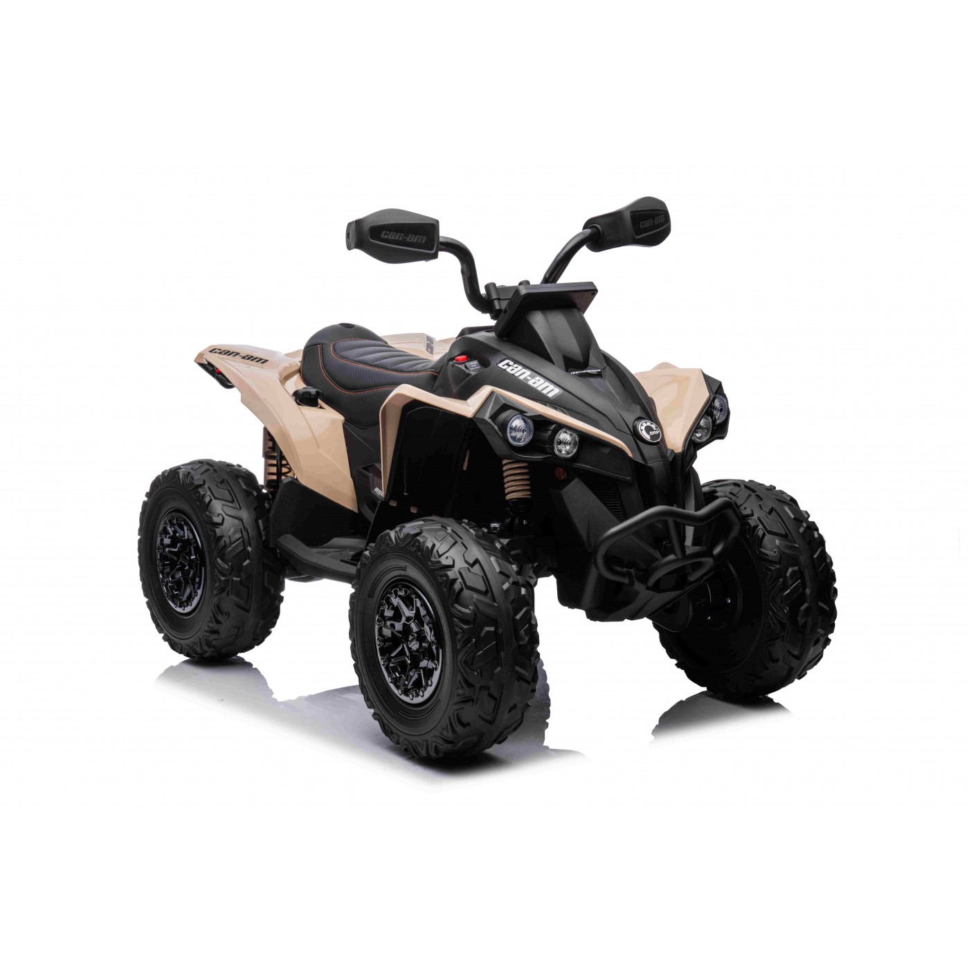 Dětská elektrická čtyřkolka Maverick ATV 2x200W béžová - Obrázek 2
