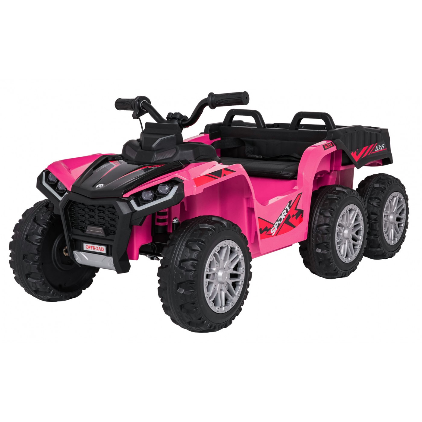 mamido Dětská elektrická čtyřkolka Quad Sport TX ATV růžová
