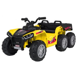 mamido Dětská elektrická čtyřkolka Quad Sport TX ATV žlutá