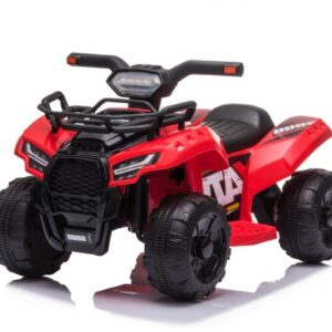 mamido Dětská elektrická čtyřkolka Storm červená