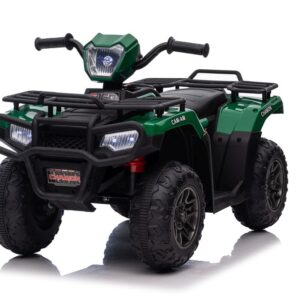 mamido Dětská elektrická čtyřkolka Superme zelená