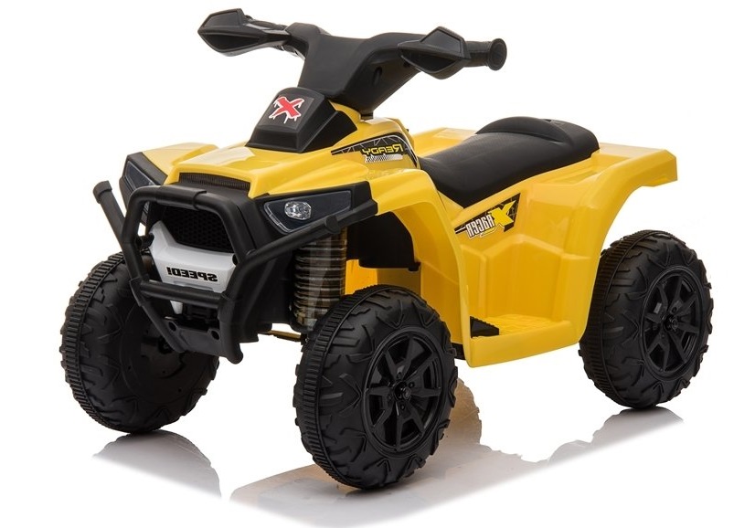 mamido Dětská elektrická čtyřkolka X Racer žlutá