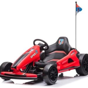 mamido Dětská elektrická motokára A035 Drift červená