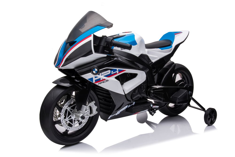 mamido Dětská elektrická motorka BMW HP4 Race JT5001 bílá