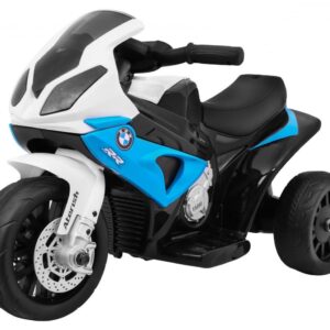 mamido Dětská elektrická motorka BMW S1000RR tříkolka modrá