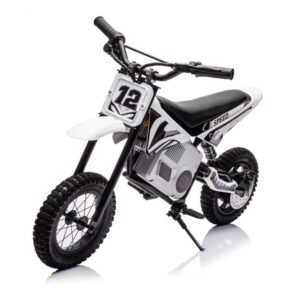 mamido Dětská elektrická motorka Cross 350W 36V bílá