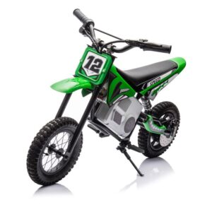 mamido Dětská elektrická motorka Cross 350W 36V zelená