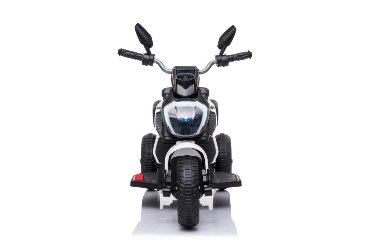 Dětská elektrická motorka Fast Tourist bílá - Obrázek 2