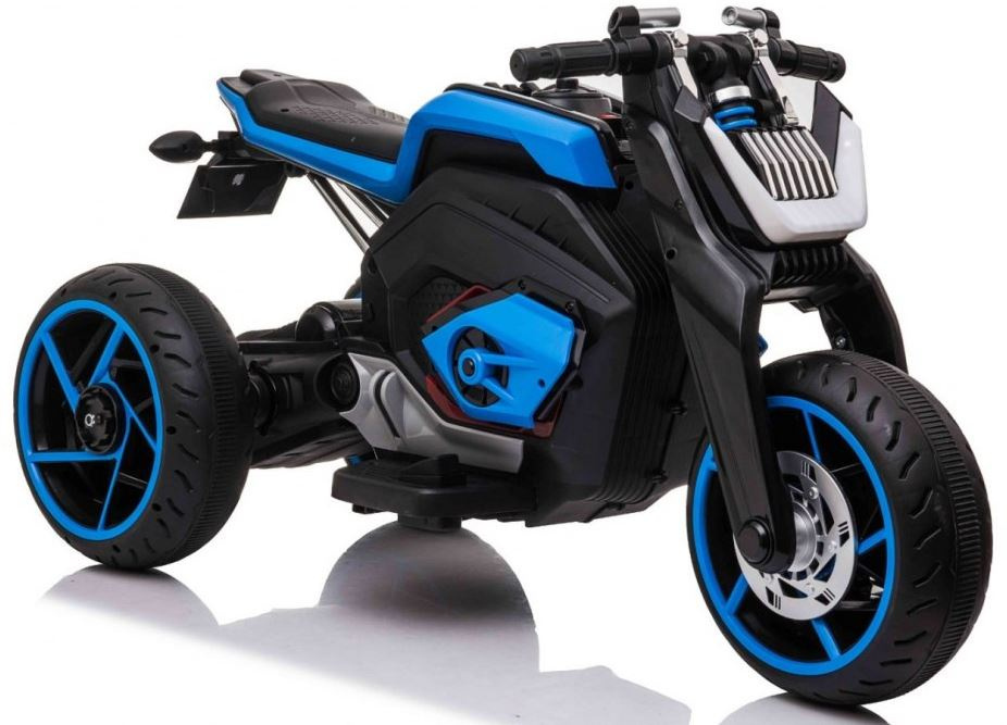 Dětská elektrická motorka Future modrá - Obrázek 2