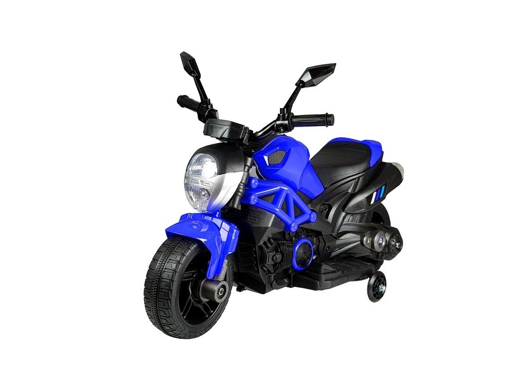 mamido Dětská elektrická motorka GTM188 modrá