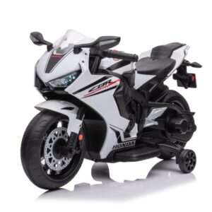 mamido Dětská elektrická motorka Honda CBR 1000RR bílá