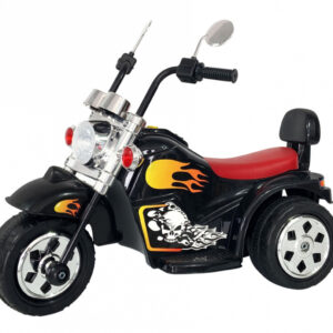 mamido Dětská elektrická motorka Hot Chopper černá