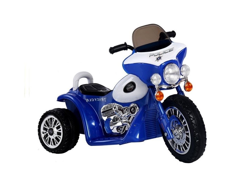 Dětská elektrická motorka JT568 modrá - Obrázek 2