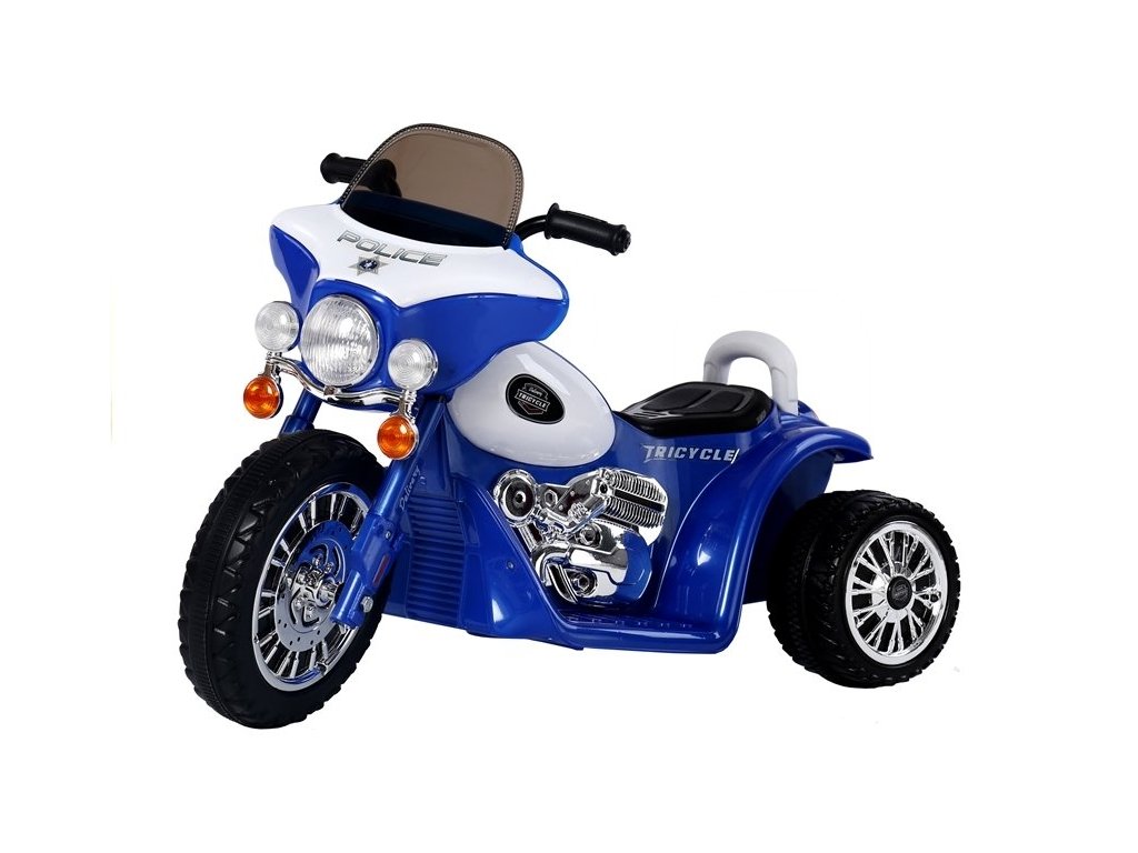 mamido Dětská elektrická motorka JT568 modrá