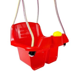 mamido Dětská houpačka s klaksonem červená