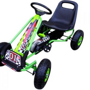 mamido Dětská šlapací motokára G1 zelená