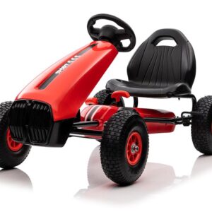 mamido Dětská šlapací motokára G208 červená