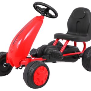 mamido Dětská šlapací motokára červená