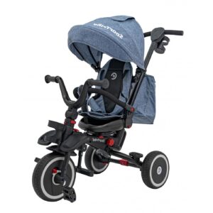mamido Dětská tříkolka RIDER se stříškou modrá