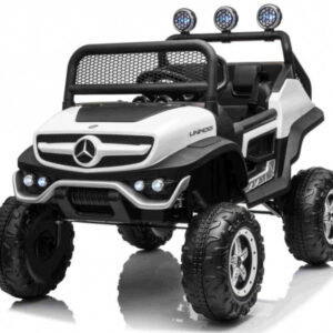 mamido Dětské elektrické autíčko Buggy Mercedes-Benz Unimog 4x4 bílé