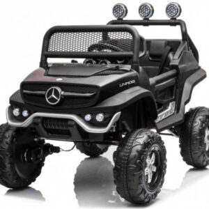 mamido Dětské elektrické autíčko Buggy Mercedes-Benz Unimog 4x4 černé