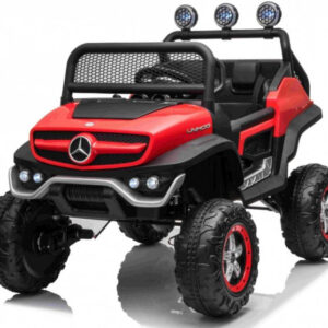 mamido Dětské elektrické autíčko Buggy Mercedes-Benz Unimog 4x4 červené