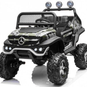 mamido Dětské elektrické autíčko Buggy Mercedes-Benz Unimog 4x4 lakované maskáčové
