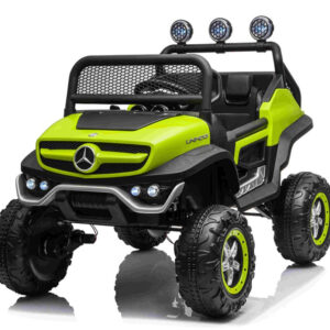 mamido Dětské elektrické autíčko Buggy Mercedes-Benz Unimog 4x4 zelená