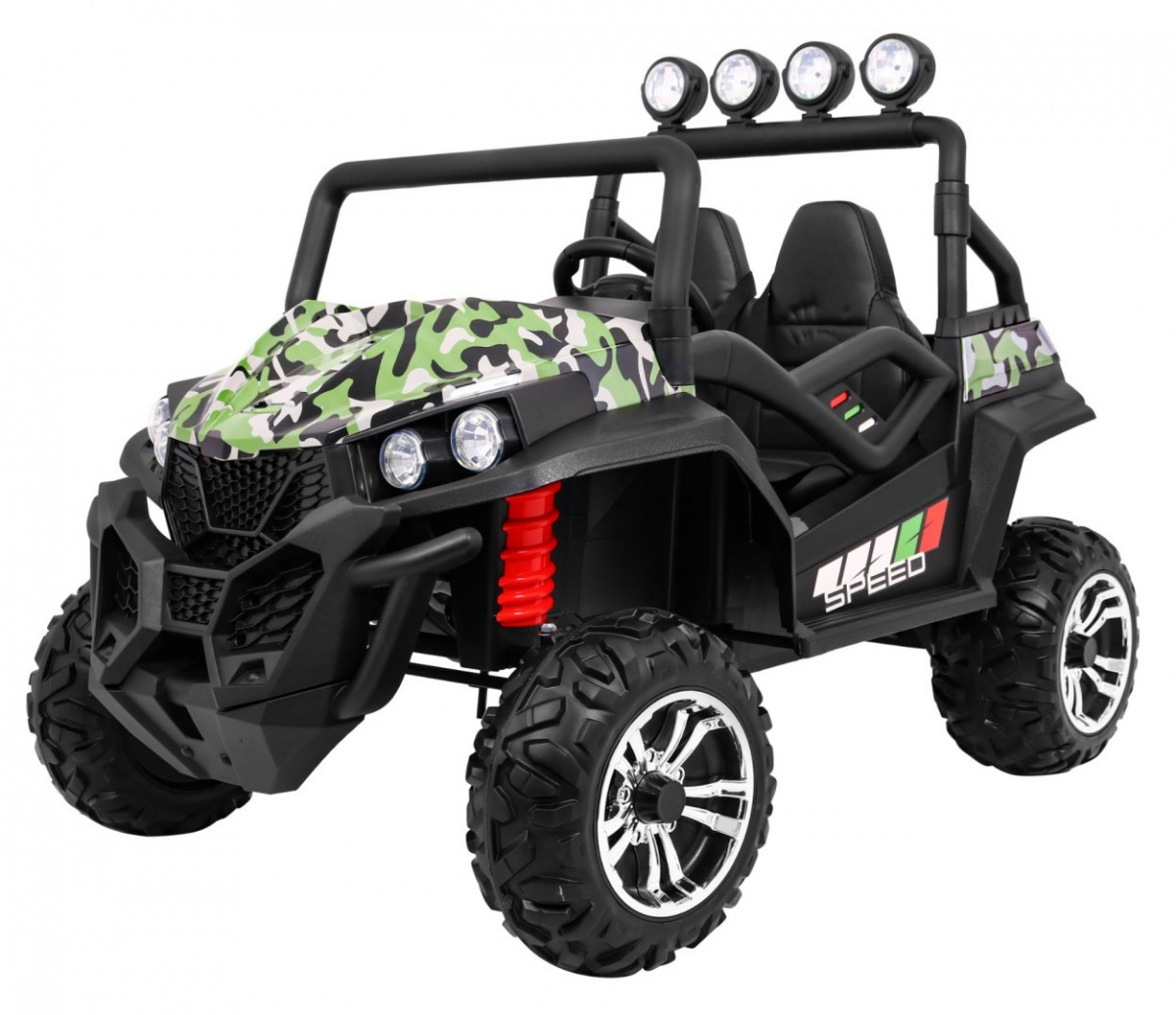 mamido Dětské elektrické autíčko Buggy Strong Lift 24V 4x4 maskáčové